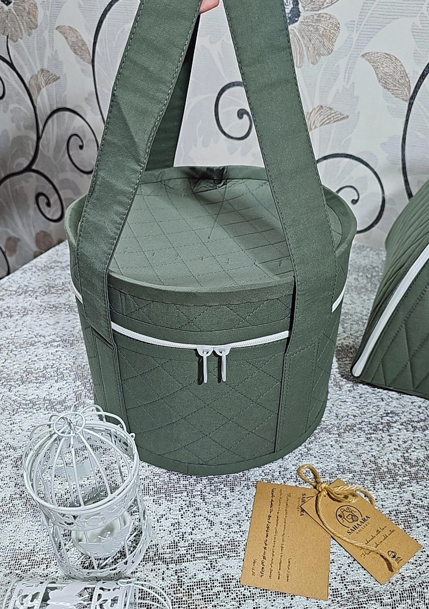 ست پیکنیک سفر کاور قابلمه پارچهای
