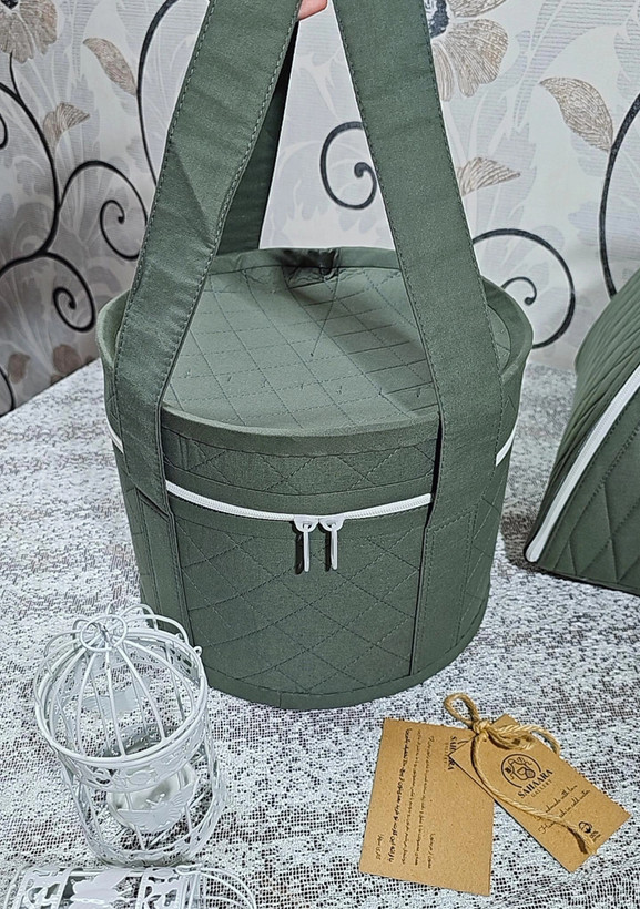 ست پیکنیک سفر کاور قابلمه پارچهای