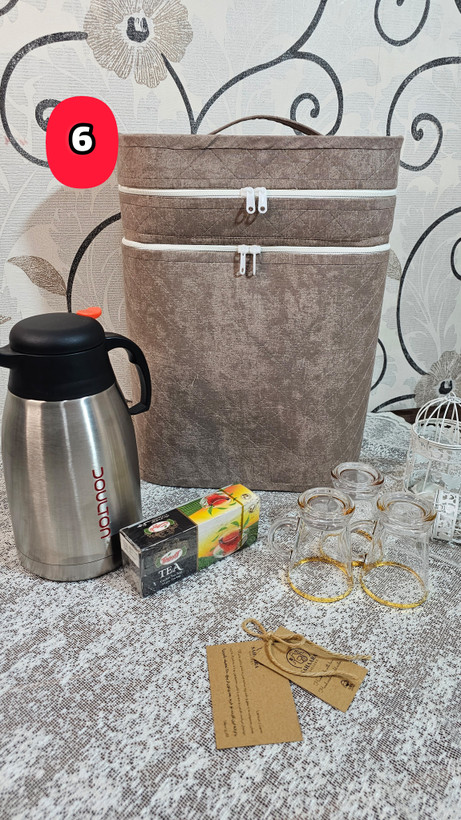 کاور فلاسک پارچهای نمای داخلی محفظه