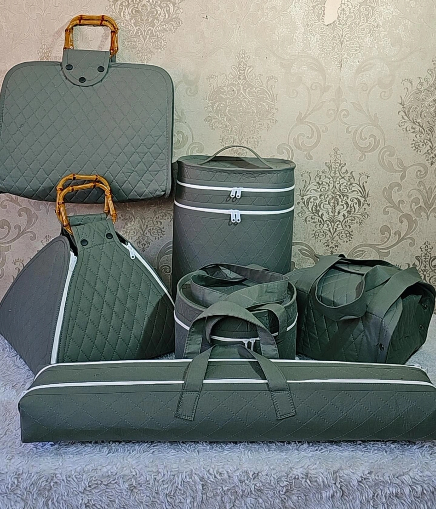 ست کامل پیکنیک ۶ تکه پارچه‌ای ترک گالری سهارا